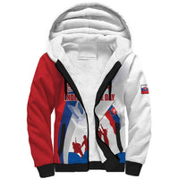 Slovakia Independence Day Sherpa Hoodie 17th July 1992