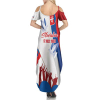 Slovakia Independence Day Summer Maxi Dress 17th July 1992