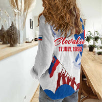Slovakia Independence Day Women Casual Shirt 17th July 1992