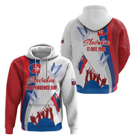 Slovakia Independence Day Zip Hoodie 17th July 1992