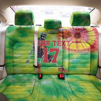 Custom Lithuania Basketball Back Car Seat Cover Retro Style Version 1992
