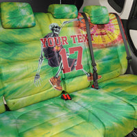 Custom Lithuania Basketball Back Car Seat Cover Retro Style Version 1992