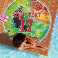 Custom Lithuania Basketball Beach Blanket Retro Style Version 1992