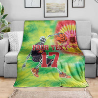 Custom Lithuania Basketball Blanket Retro Style Version 1992