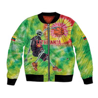Custom Lithuania Basketball Bomber Jacket Retro Style Version 1992