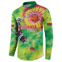 Custom Lithuania Basketball Button Sweatshirt Retro Style Version 1992