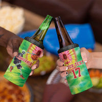 Custom Lithuania Basketball 4 in 1 Can Cooler Tumbler Retro Style Version 1992