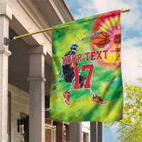 Custom Lithuania Basketball Garden Flag Retro Style Version 1992