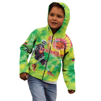 Custom Lithuania Basketball Kid Hoodie Retro Style Version 1992