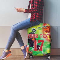 Custom Lithuania Basketball Luggage Cover Retro Style Version 1992