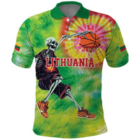 Custom Lithuania Basketball Polo Shirt Retro Style Version 1992