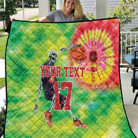 Custom Lithuania Basketball Quilt Retro Style Version 1992