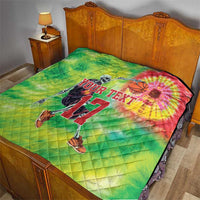 Custom Lithuania Basketball Quilt Retro Style Version 1992