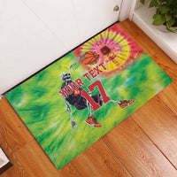 Custom Lithuania Basketball Rubber Doormat Retro Style Version 1992