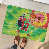 Custom Lithuania Basketball Rubber Doormat Retro Style Version 1992