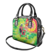 Custom Lithuania Basketball Shoulder Handbag Retro Style Version 1992