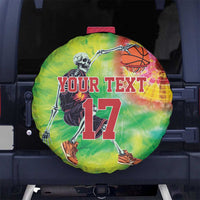 Custom Lithuania Basketball Spare Tire Cover Retro Style Version 1992
