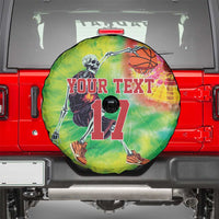 Custom Lithuania Basketball Spare Tire Cover Retro Style Version 1992