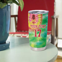 Custom Lithuania Basketball Tumbler Cup Retro Style Version 1992