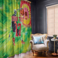 Custom Lithuania Basketball Window Curtain Retro Style Version 1992