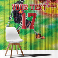 Custom Lithuania Basketball Window Curtain Retro Style Version 1992