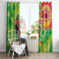 Custom Lithuania Basketball Window Curtain Retro Style Version 1992