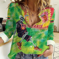 Custom Lithuania Basketball Women Casual Shirt Retro Style Version 1992