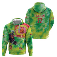 Custom Lithuania Basketball Zip Hoodie Retro Style Version 1992