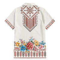 Romania Happy Martisor Day 1 March Family Matching Mermaid Dress and Hawaiian Shirt Martenitsa and Peony Romanian Traditional Pattern