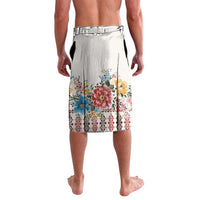 Romania Happy Martisor Day 1 March Lavalava Martenitsa and Peony Romanian Traditional Pattern