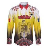 Custom Romania Football Go Champions Family Matching Puletasi and Hawaiian Shirt Romanian Traditional Patern