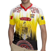 Custom Romania Football Go Champions Rugby Jersey Romanian Traditional Patern