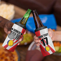 Custom Romania Tennis Winners Never Quit 4 in 1 Can Cooler Tumbler Sporty Style