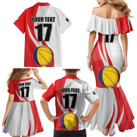 Custom Romania Tennis Winners Never Quit Family Matching Mermaid Dress and Hawaiian Shirt Sporty Style