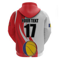 Custom Romania Tennis Winners Never Quit Hoodie Sporty Style