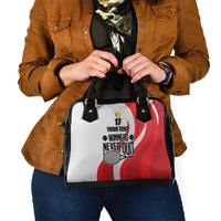 Custom Romania Tennis Winners Never Quit Shoulder Handbag Sporty Style