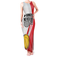 Custom Romania Tennis Winners Never Quit Tank Maxi Dress Sporty Style