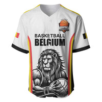 Custom Belgium Basketball Baseball Jersey Lion Mascot Sporty Style