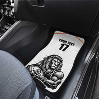 Custom Belgium Basketball Car Mats Lion Mascot Sporty Style