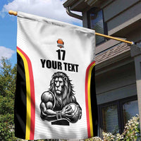 Custom Belgium Basketball Garden Flag Lion Mascot Sporty Style