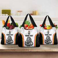 Custom Belgium Basketball Grocery Bag Lion Mascot Sporty Style