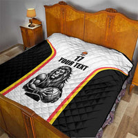 Custom Belgium Basketball Quilt Lion Mascot Sporty Style