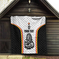 Custom Belgium Basketball Quilt Lion Mascot Sporty Style