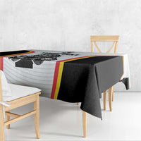 Custom Belgium Basketball Tablecloth Lion Mascot Sporty Style