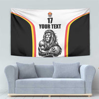 Custom Belgium Basketball Tapestry Lion Mascot Sporty Style