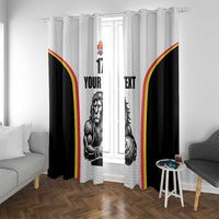 Custom Belgium Basketball Window Curtain Lion Mascot Sporty Style