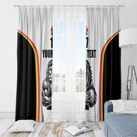 Custom Belgium Basketball Window Curtain Lion Mascot Sporty Style