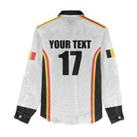 Custom Belgium Basketball Women Casual Shirt Lion Mascot Sporty Style