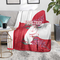 Greenland Flag Style Blanket Polar Pear