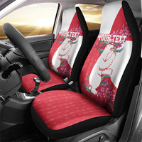 Greenland Flag Style Car Seat Cover Polar Pear